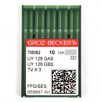 Иглы Groz-Beckert UYx128GAS SAN 10 FFG/SES №110